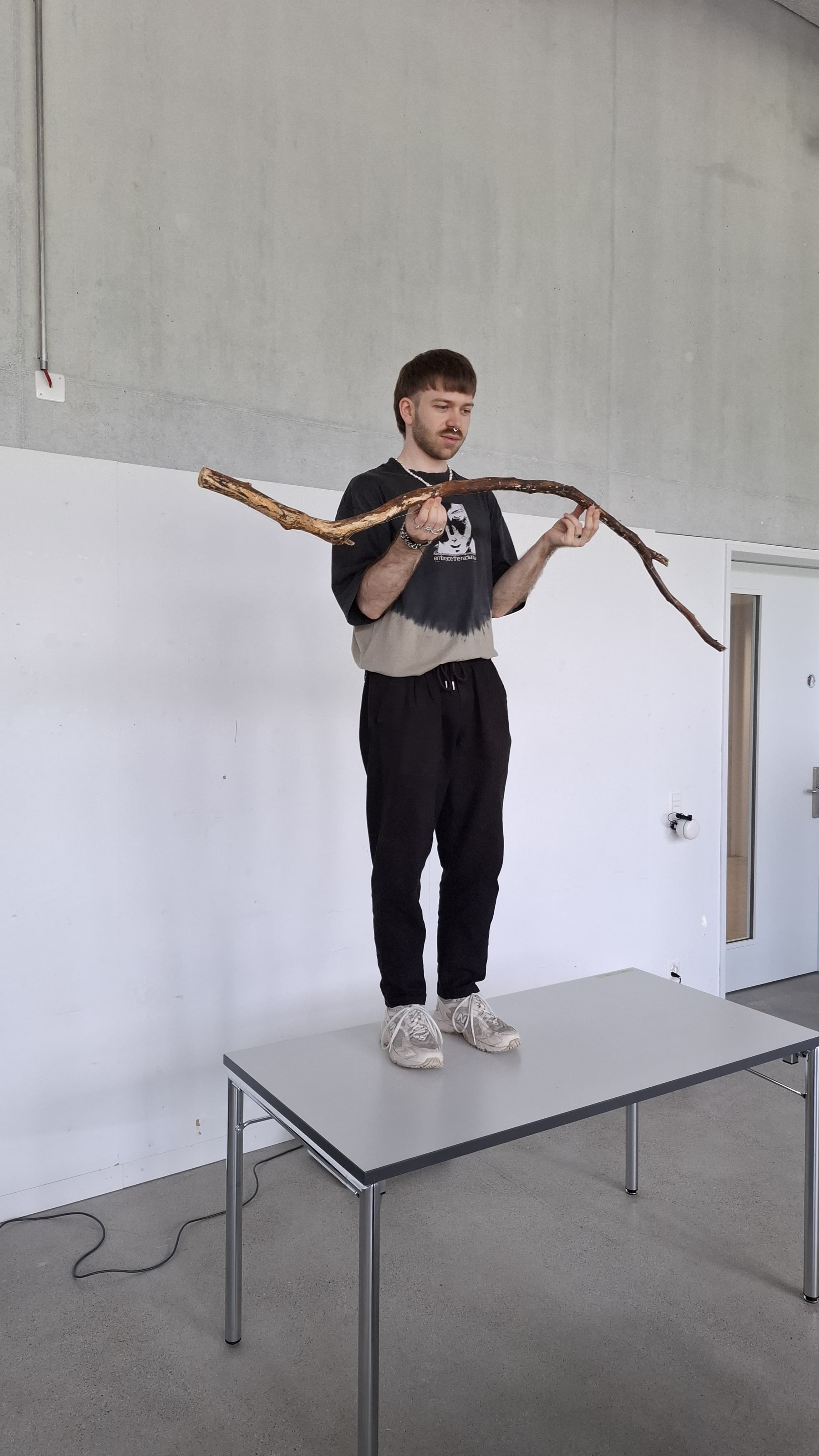 Hanging the branch